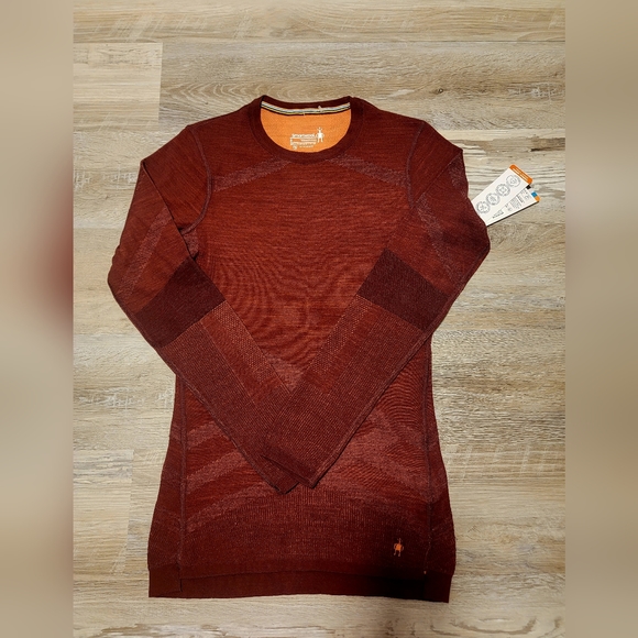 Smartwool intraknit Merino Wool 200 in Black Cherry Size Small - Picture 6 of 6